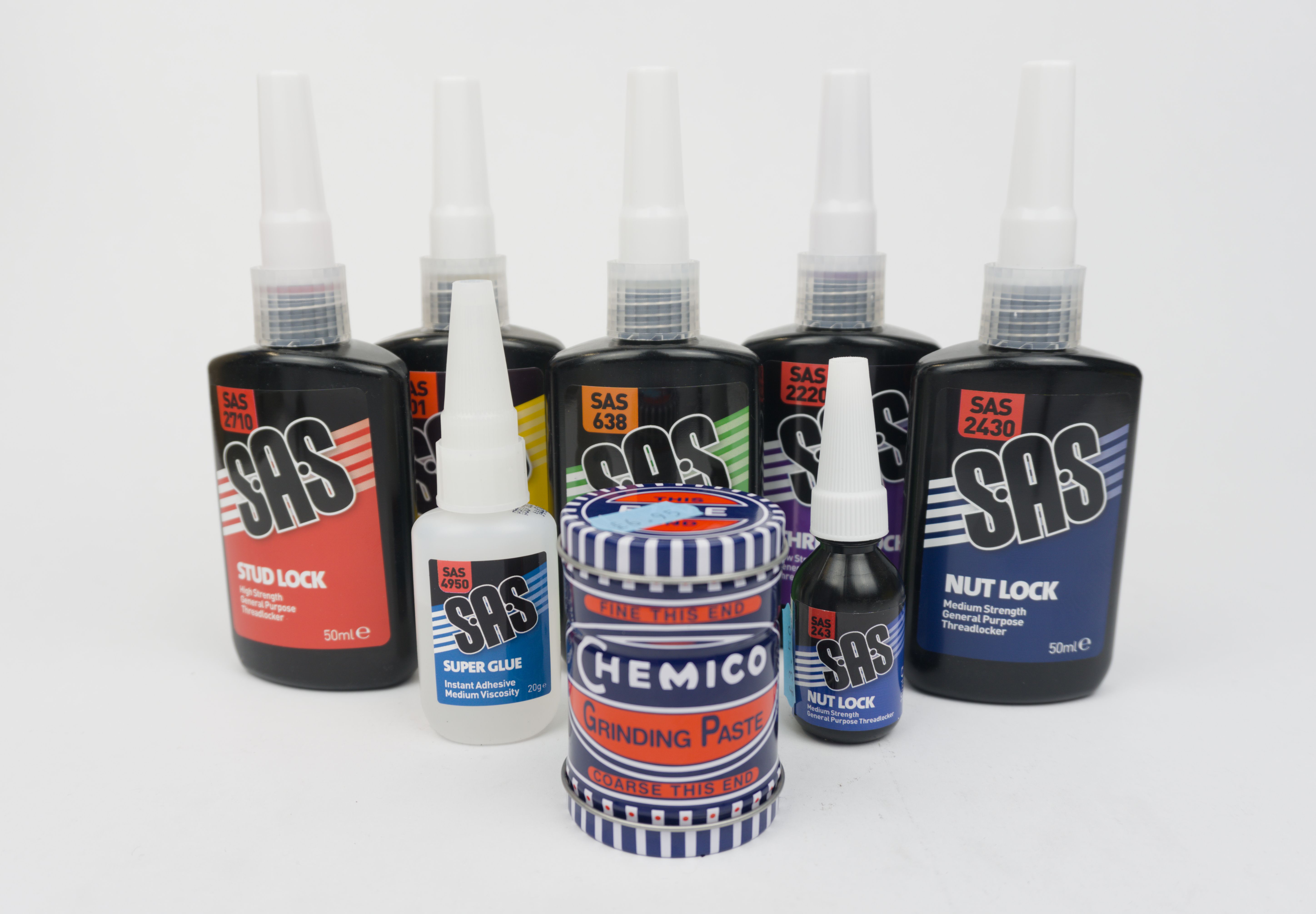 a showroom, featuring an open socket set and many other tools.